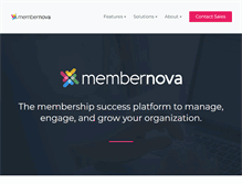 Tablet Screenshot of membernova.com